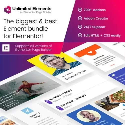 Unlimited Elements for Elementor下载